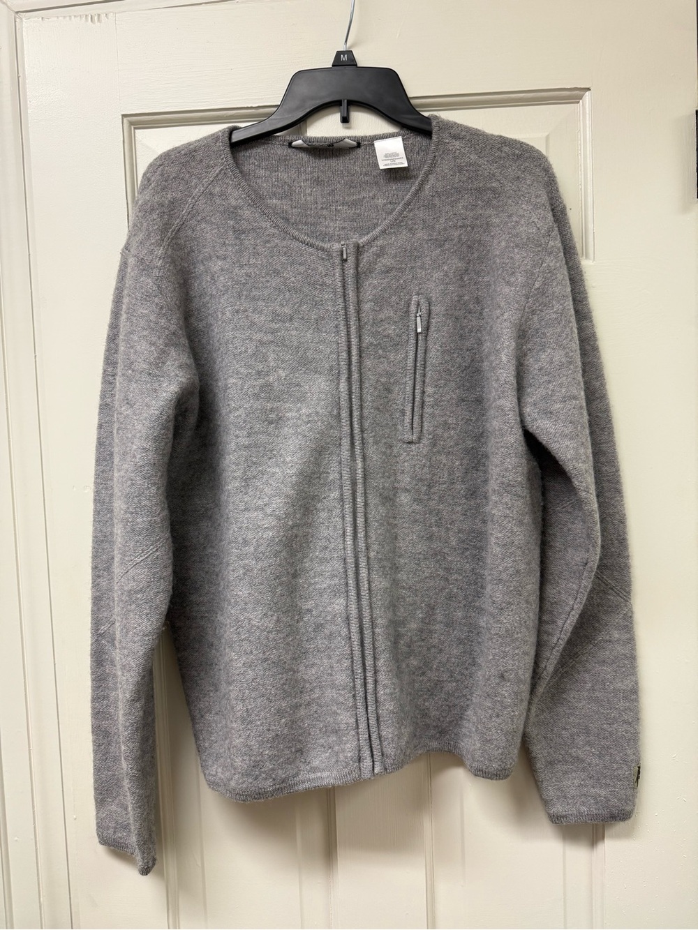 The North Face Gray Women’s Zip Wool Sweater Jacket
